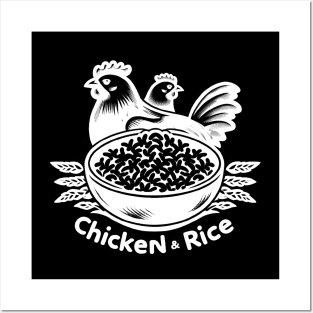 Chicken and Rice Posters and Art